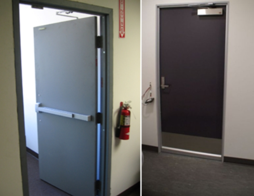 GRİ YANGIN KAPISI 5 AYLIK SIFIR GİBİ