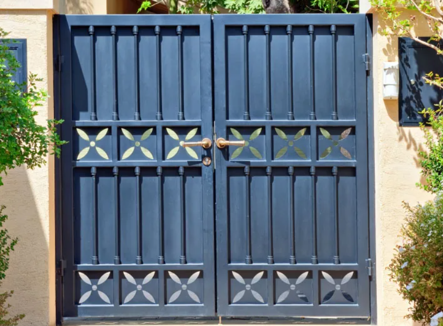 bahçe için çıkma demir kapı