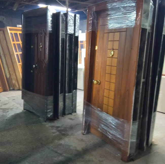 yeni sökülmüş çıkma çelik kapı